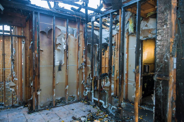 Professional Soot Cleanup technician working in Groveton, VA